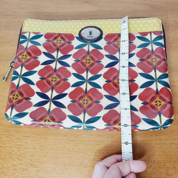 Fossil Key Per Ipad Bag Small Electronic Carrying Case Tablet Pouch Lap Top bag - Picture 7 of 7